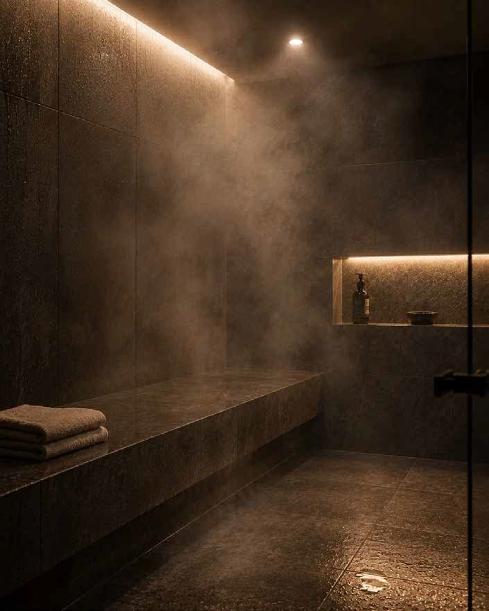 Steam and sauna